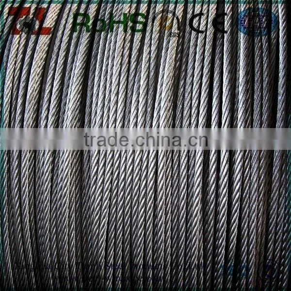 Factory supply 304 1x7 stainless steel wire rope