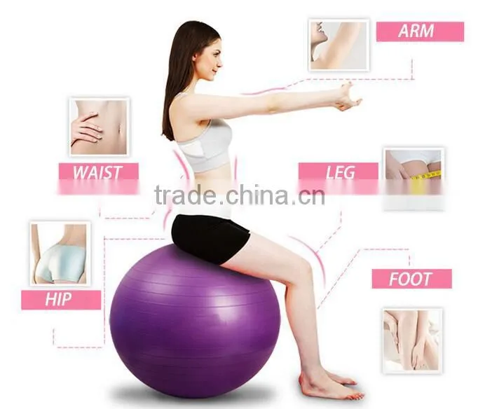 2016 Fashion Environmental Protection PVC Explosion-Proof Massage Yoga Ball Fitness Body-building Tool