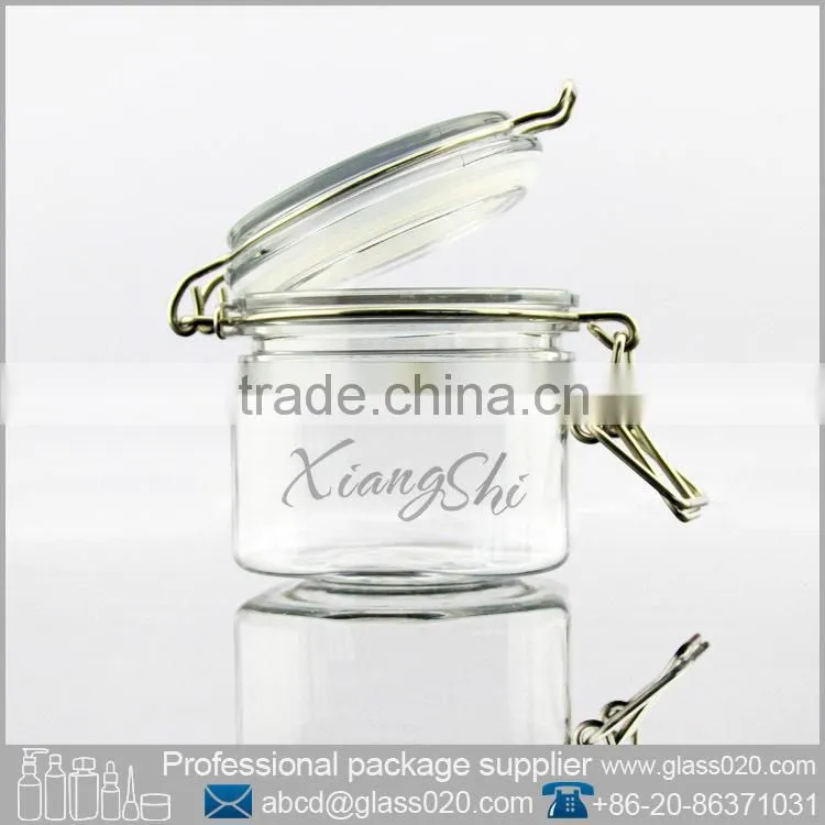 facial mask cosmetic jars with airtight filp cap