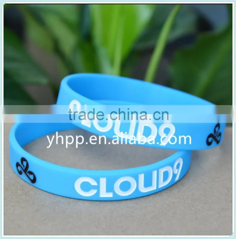 Custom Design Team Solomid, SKT T1, Origen and Fnatic Silicone Wristband Bracelet Adult Size