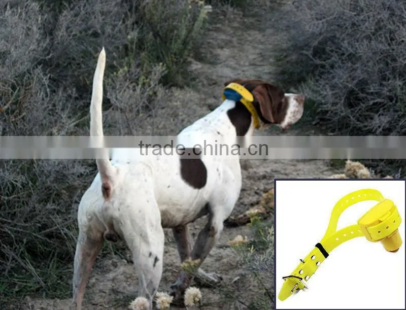 Abrasion resistant TPU hunting dog collar with gun black buckle
