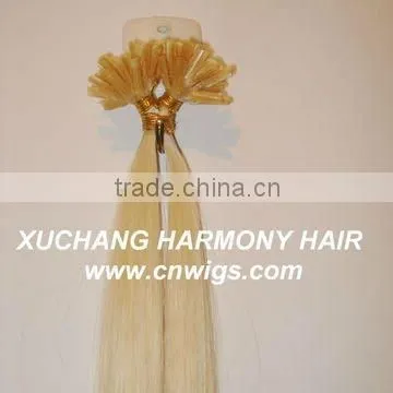 Best remy quality 18 100% nail u tip remy human hair extension