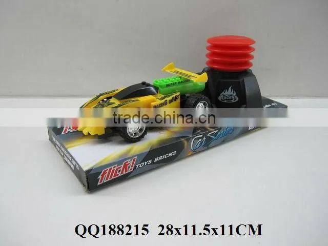 Air pressure racing car, plastic car, racing car toy