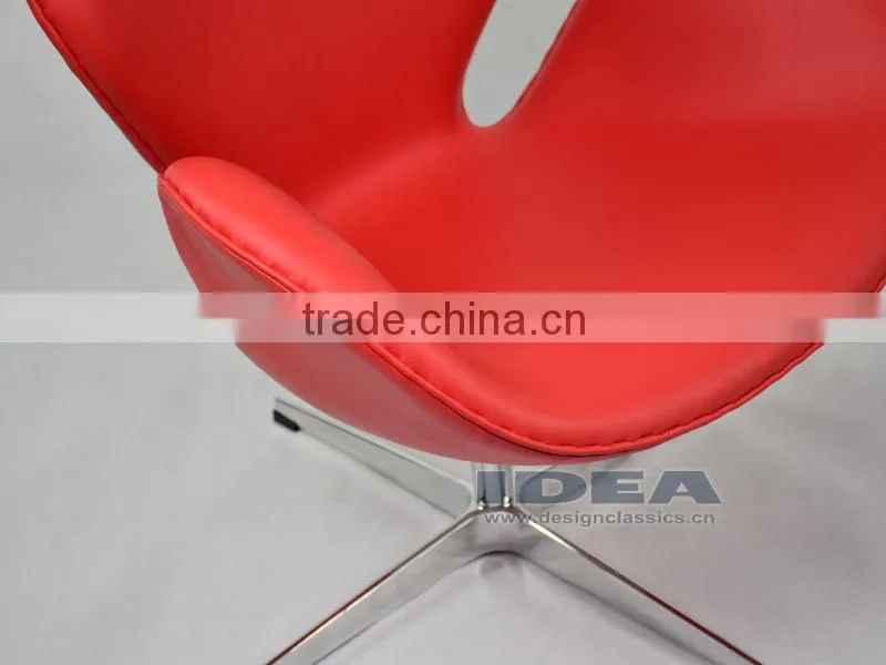 Replica Arne Jocabsen Swan Chair - Red Genuine Leather