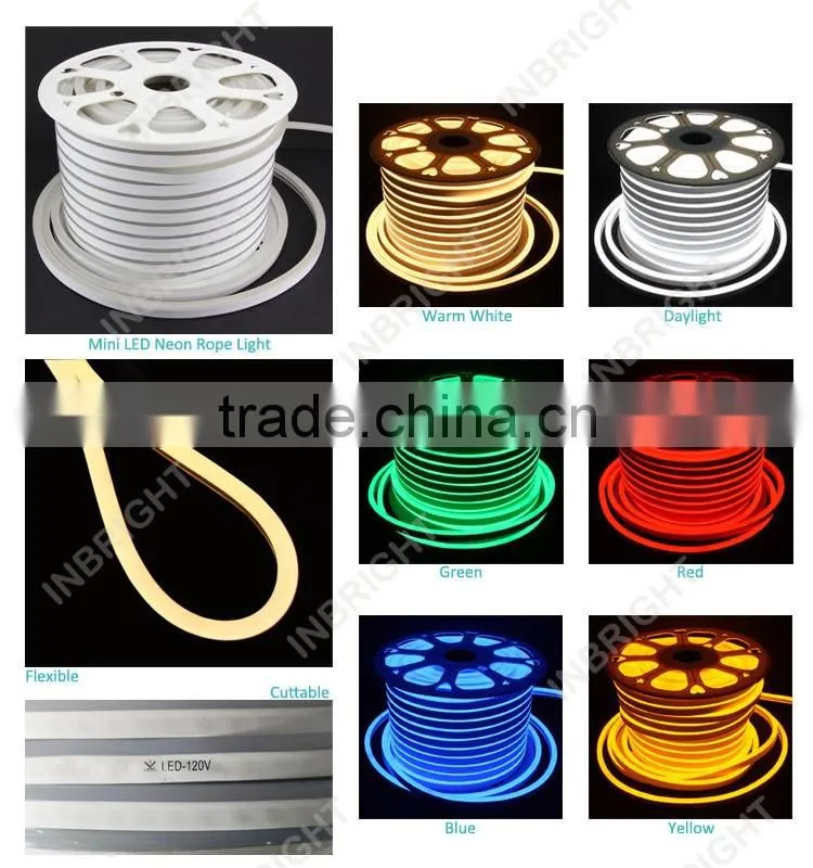 Mini 8*15mm Waterproof IP65 Ultra Bright LED Neon Flexible Strip