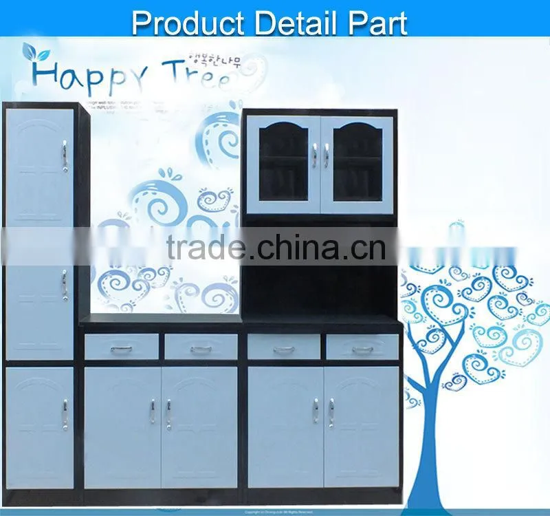 Dubai Hot-selling Stainless Steel Commercial Kitchen Cabinet with Different Colors