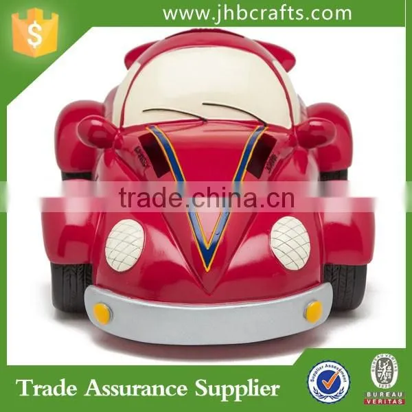 New Design Handmade Red Car Money Bank