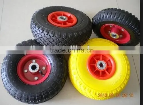 10" PNEUMATIC TYRES TRUCK TROLLEY BARROW TYRES with metal rim
