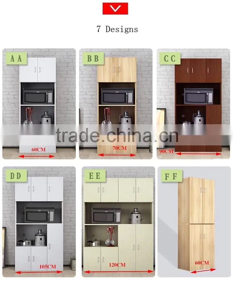 New design modern simple wooden storage rack cabinet