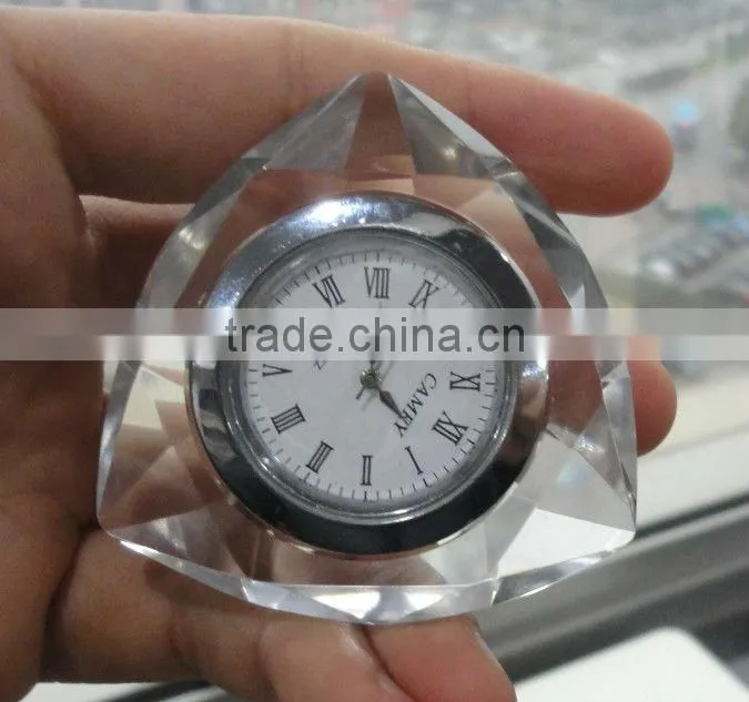 New Triangle Crystal Mini Clocks