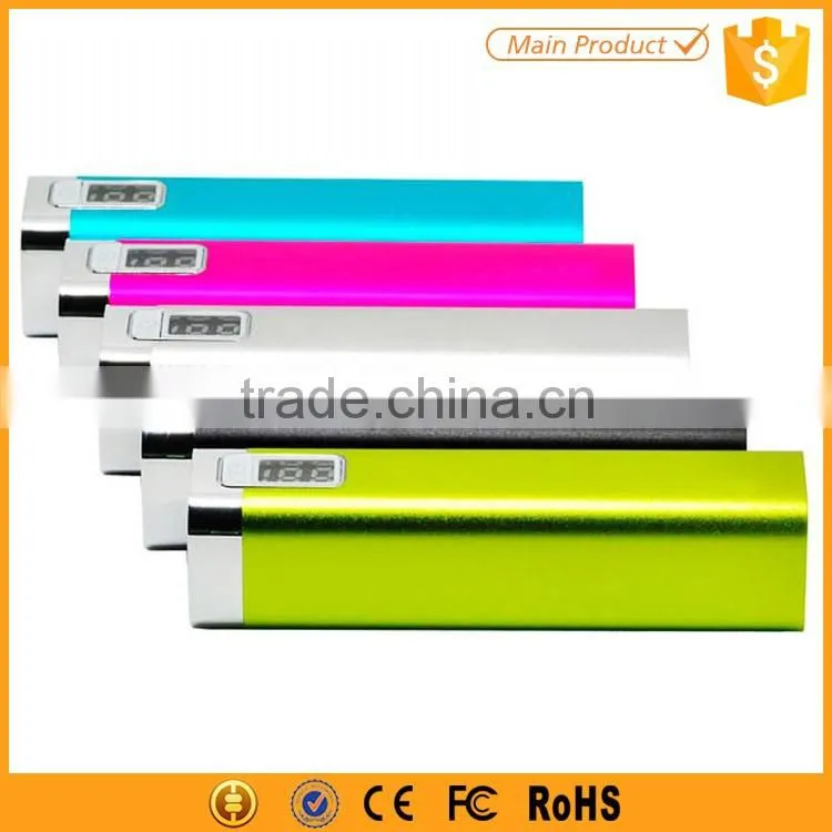 Portable RoHS Power Bank 2600mAh with VFD Display