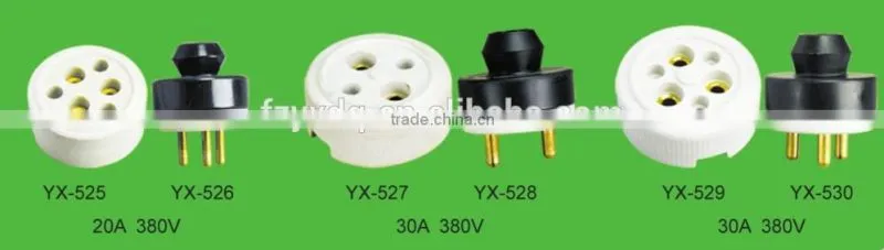 Electrical Porcelain Plug with socket