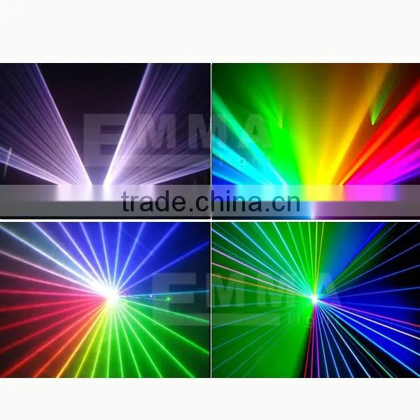laser light control dmx / laser rgb 3w with control ilda