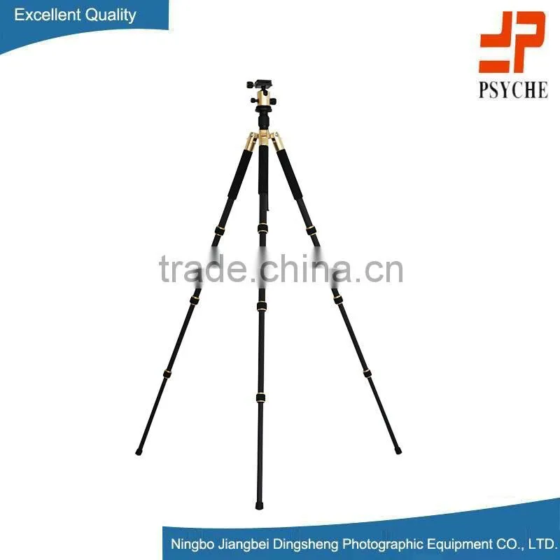 Carbon firber tripod 8806CD with ball head and new gold body frame