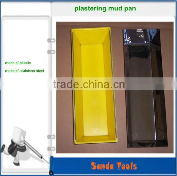 plastic plastering pan