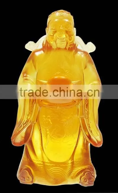 Factory Wholesale Crystal Transparent Buddha Statues