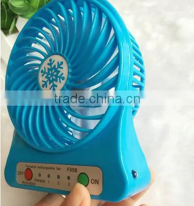 Home appliances portable handheld usb rechargeable battery charger table mini fan