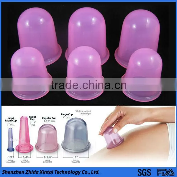 health care product small suction cups, body massage cup, cupping massage