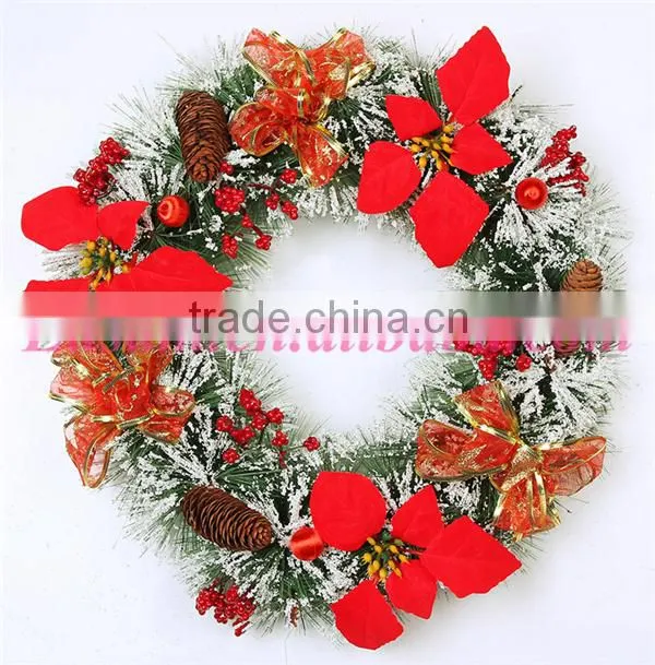 China factory indoor christmas wreaths in stock