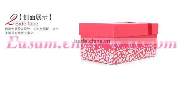 Wholesale gift box snowflake small square shape decorative christmas gift boxes