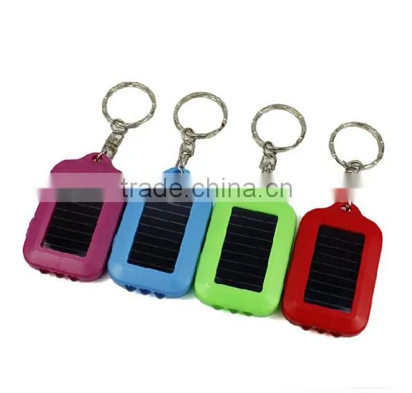 Wholesale Key Chain Light 3LED Solar Key Chain Light