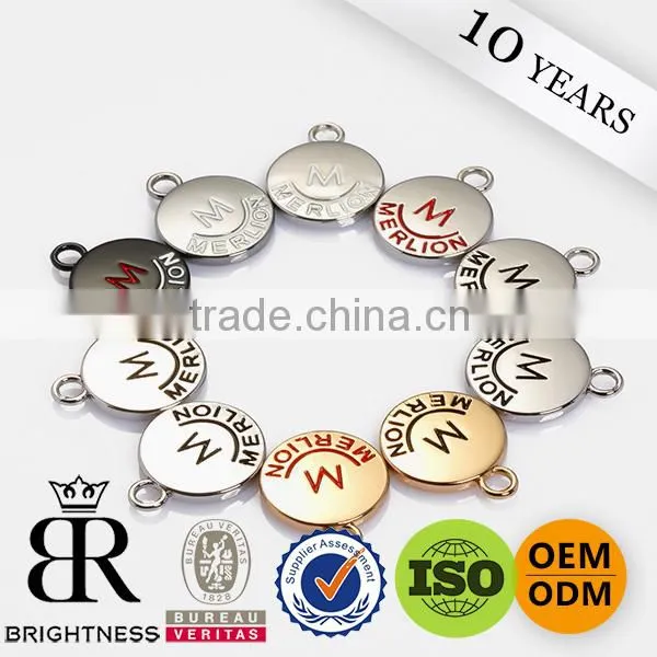 High quality leather handbags zippers sliders zipper puller