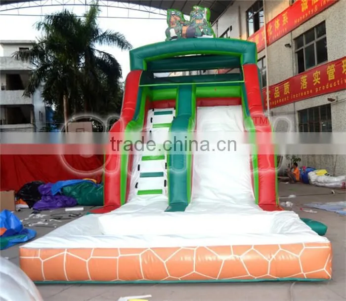 2016 popular giant inflatable water slide for adult/intex inflatable water slide/inflatable slide