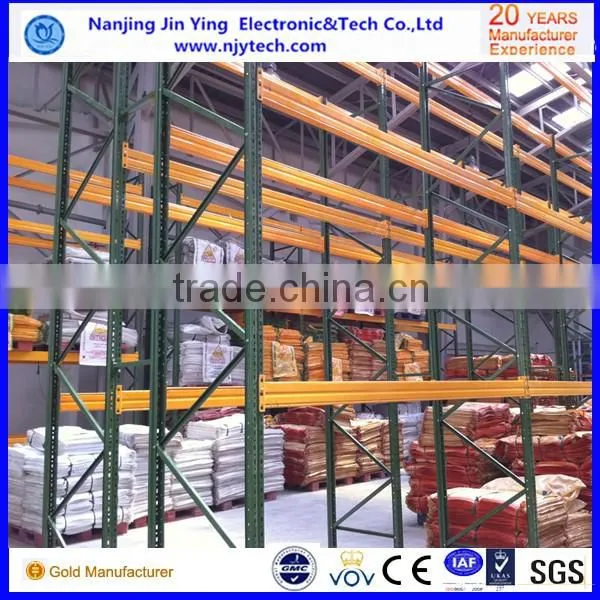 Warehouse storage heavy duty beem racking
