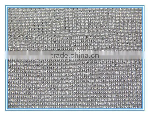 hot fix glass rhinestone mesh,crystal rhinestone trimming