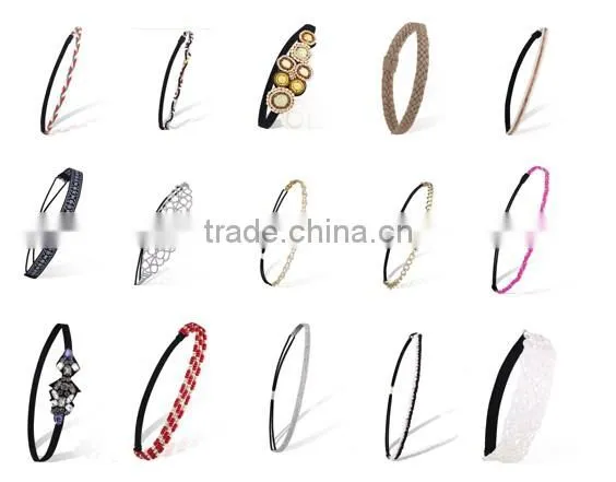 Women Fashion Rhinestone Crystal Head Chain Jewelry Headband Headpiece Hair band