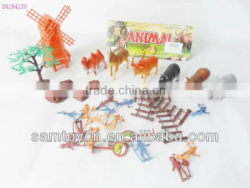 Bulk plastic animal toys for sale