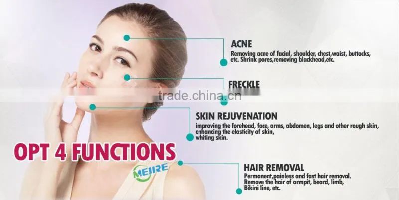Hot selling effective OPT SHR Laser Multifunction Beauty Machine