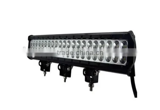 4x4 high power led driving light bar offroad 42PCS*3W 4x4 led light bar 20''
