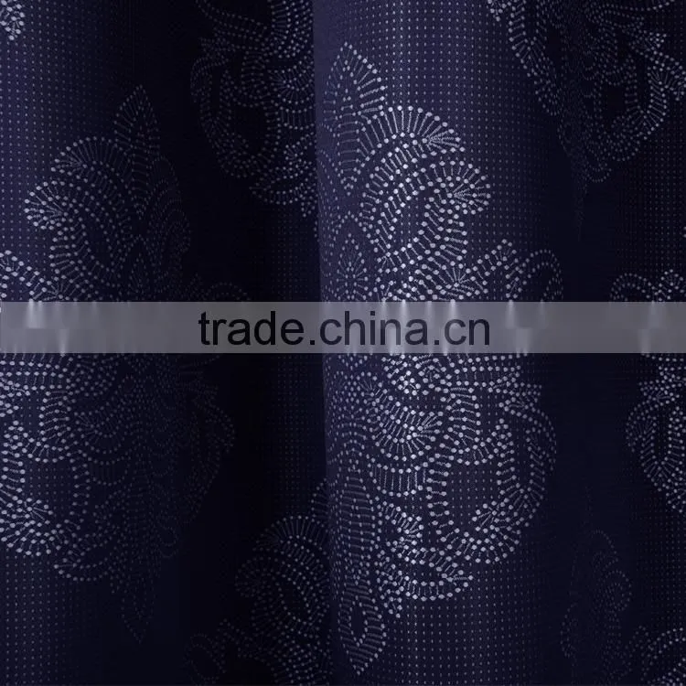 HLHT delivery on time colorful window jacquard curtain designs