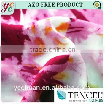 160gsm Plain Dyed Twill 100% Tencel Fabric