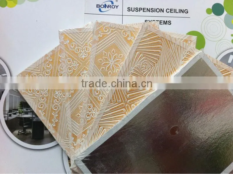 Pvc gypsum board with Aluminum Foil Back