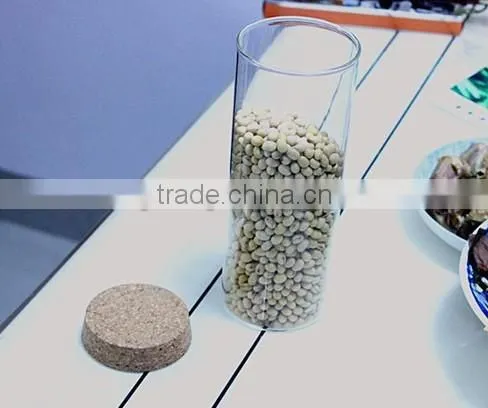 High quality borosilicate glass storage jar with lid