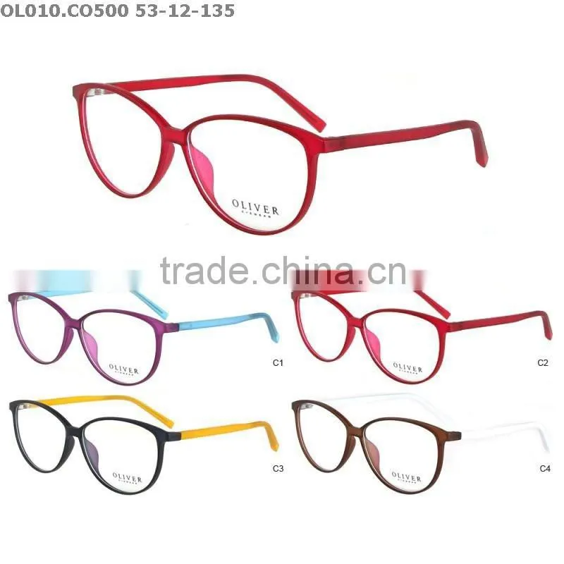 Designer eye glasses, eyeglass frame with big front