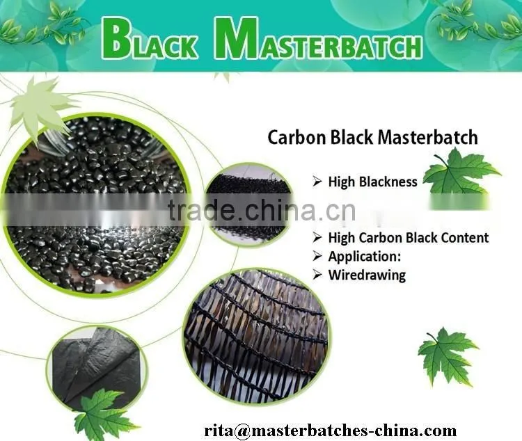 high pigment carbon black HDPE/PP/ABS masterbatch