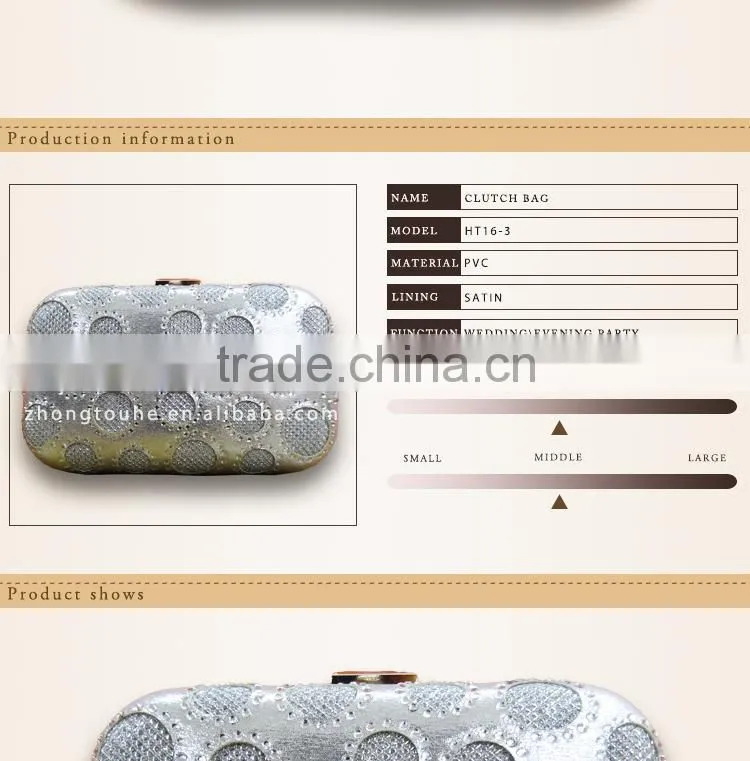 ladies high quality metal skeleton design cosmetic bag
