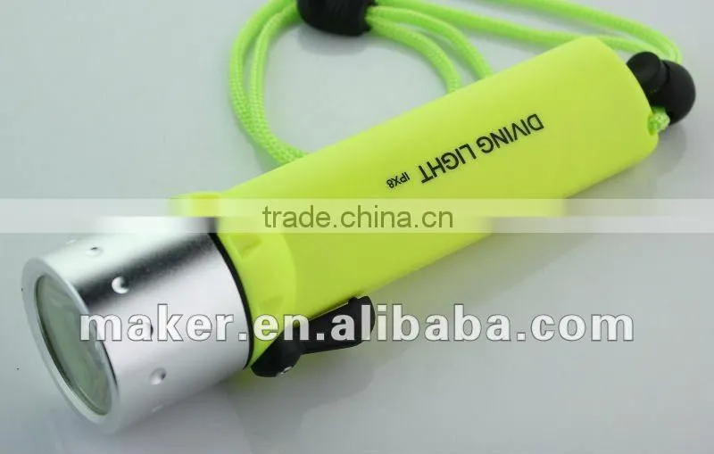 Cree 3W Diving flashlight water proof