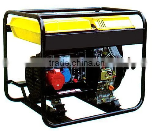 186F engine single phase diesel generator 5000