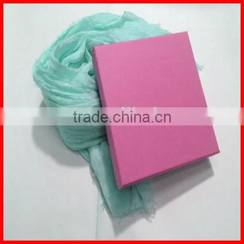 Top Grade Elegant Custom Printed Silk Scarf Gift Packaging Box