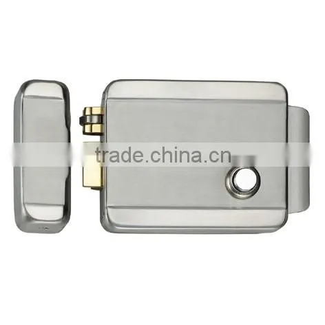 Stainless Steel remote door lock with single connected cylinder