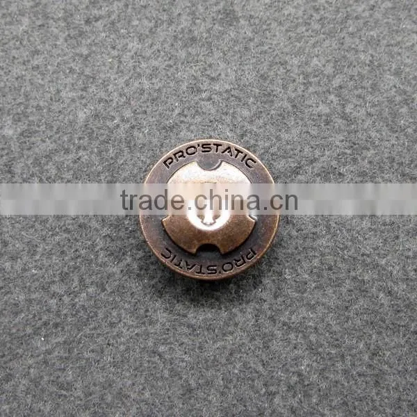 Classic copper plating buttons for jeans