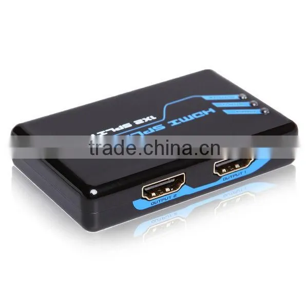 HDMI Splitter 1x2 hdmi splitter 1 input 2 output 1080p for HDTV