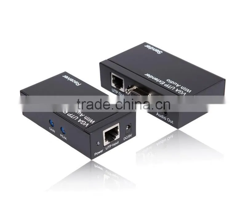 Cost efficient 1X2 VGA Splitter with Audio support 300m PETVES