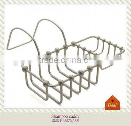 Over the rim soap basket with sponge holder