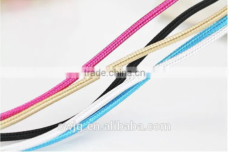 Nylon braided Usb Cable Data Charging Universal USB 3.0 Braided Cable For Type-c Nylon Line and Metal Plug USB