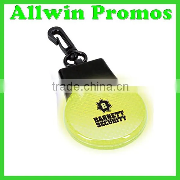 Promotional LED Flashlight Reflector with Keychain